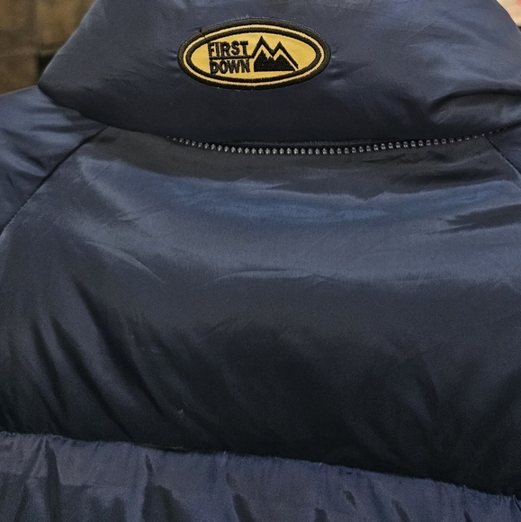 First DownDuck Down 90s Full Zip Puffy puffer SUPERIOR Quality M/M - Picture 13 of 16